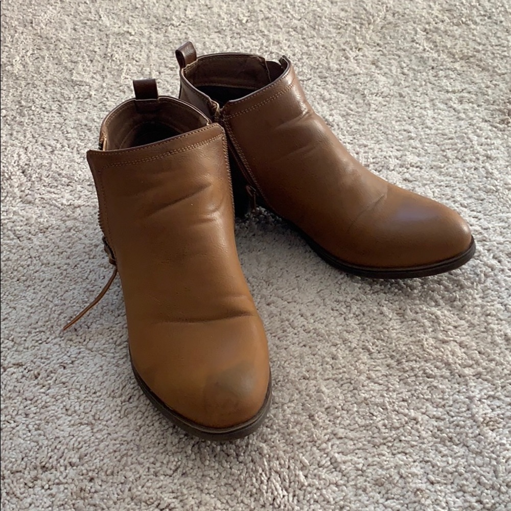 Women’s brown booties